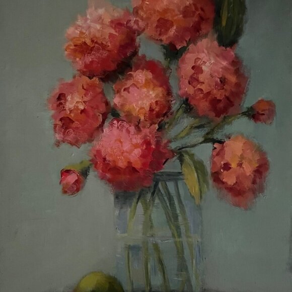 Original 16x20 Floral Still Life‎ Oil on Canvas Painting - Picture 14 of 16
